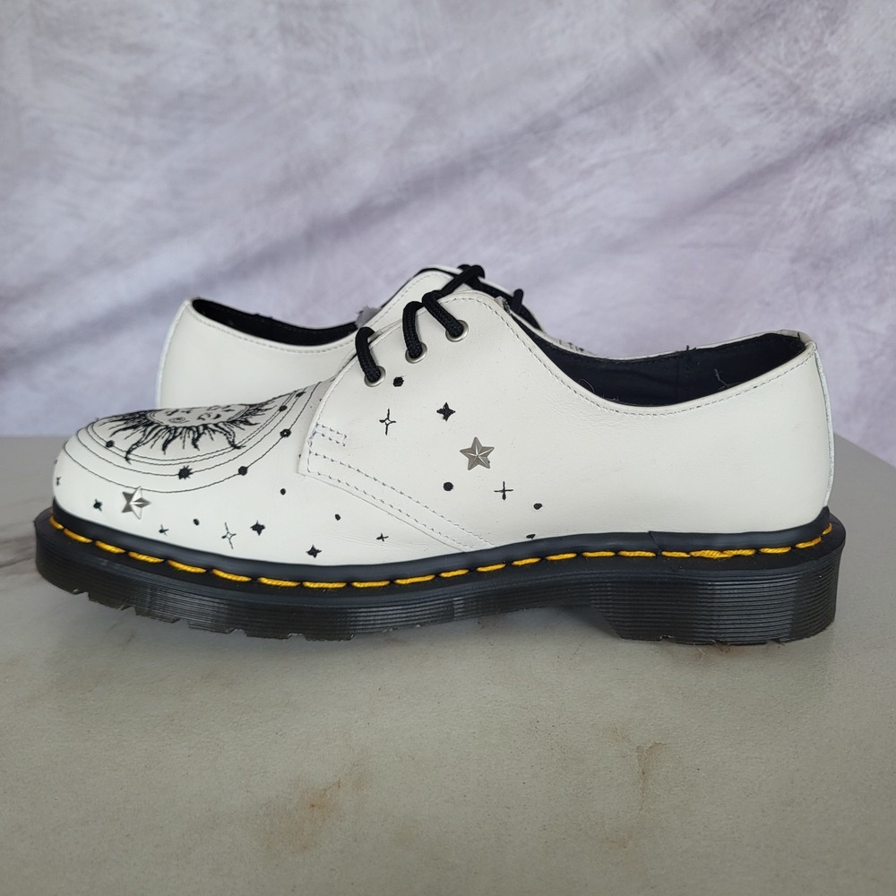 Dr. Martens 1461 COSMIC Embroidered Oxfords Women's Size 8 White - Picture 9 of 16